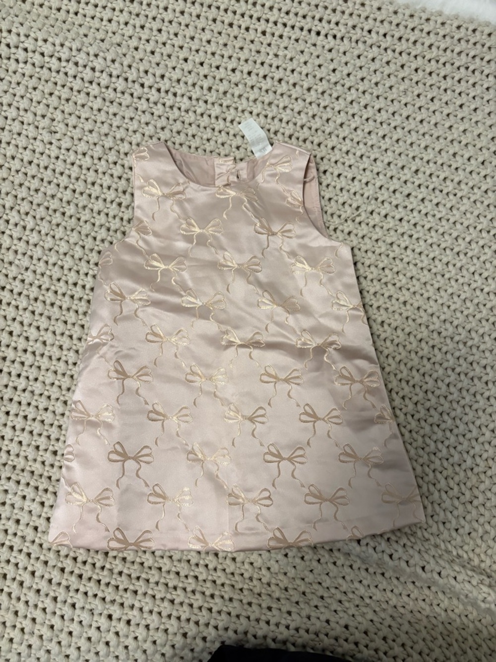 H&M pink bow dress 12-18 months